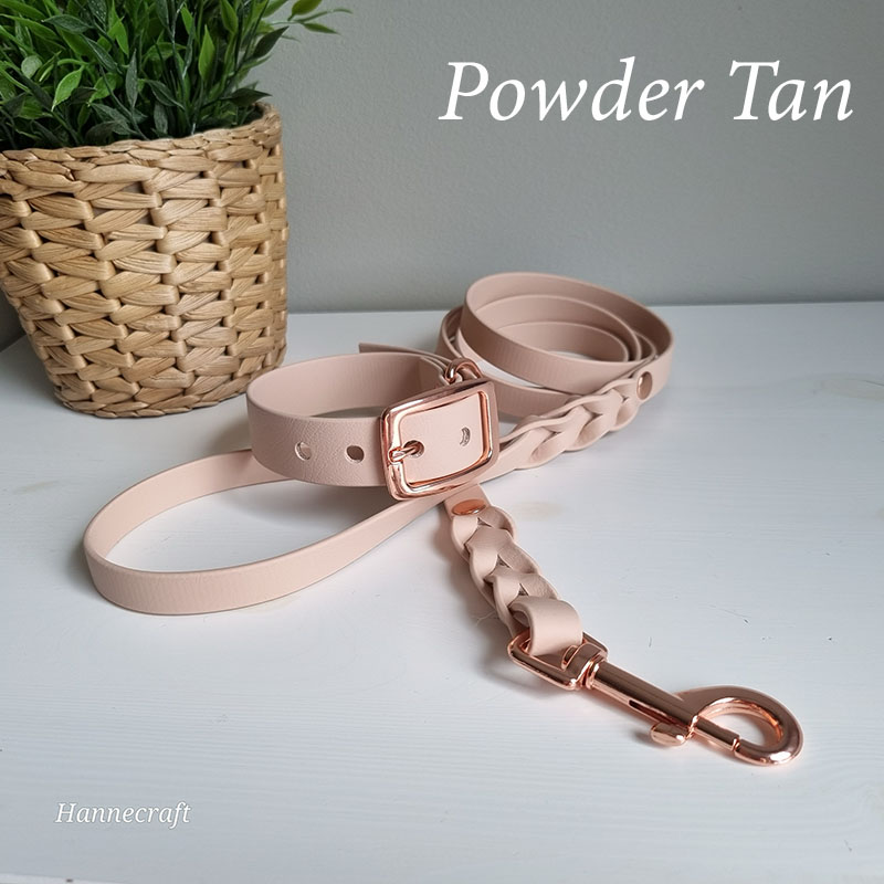 Voit suunnitella biothane panta ja hihna setin vaikkapa powder tan värisenä