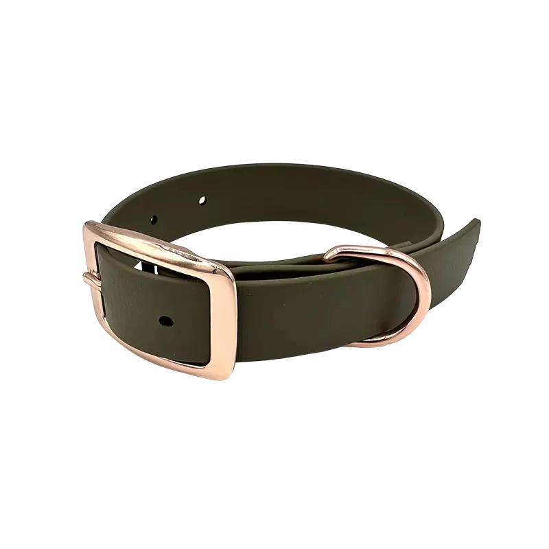 BioThane® -panta, Olive 25mm, säätövara 20cm - 32cm