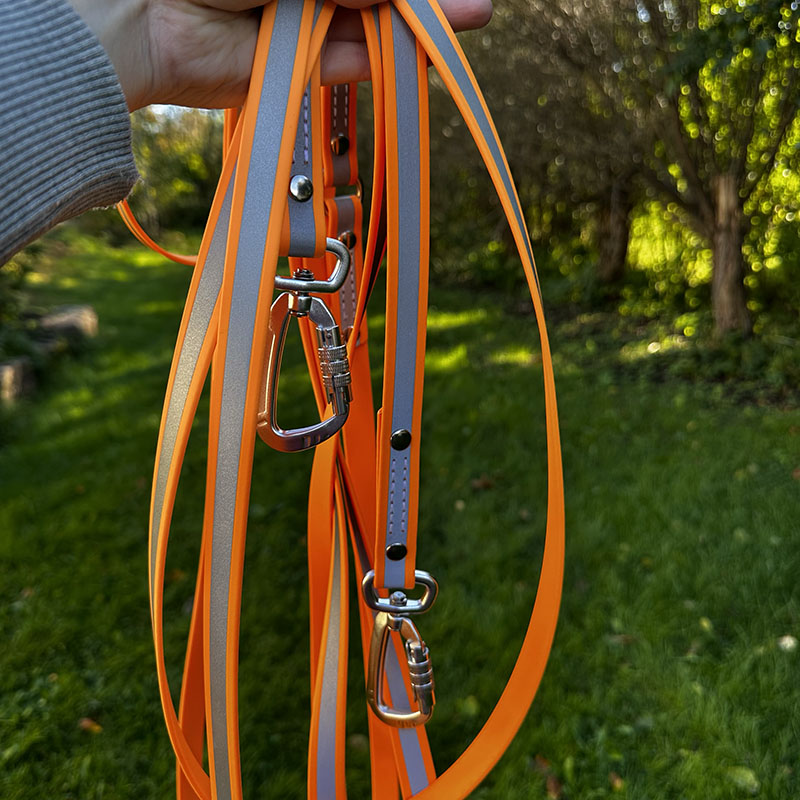 Monitoimitalutin heijastava BioThane® 19mm "Safety"