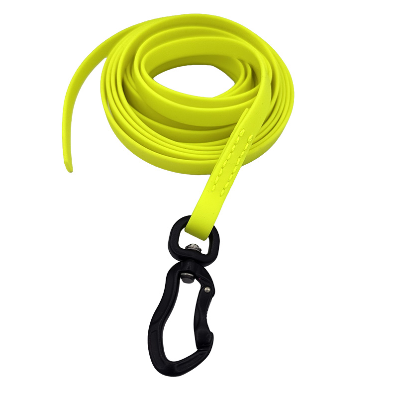 BioThane®-liina, Neon Yellow, 13mm, pituus 5m