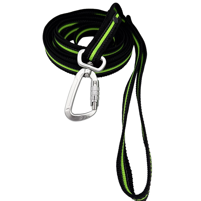20mm SuperGrip-taluttimet neonvihreällä raidalla, 350cm