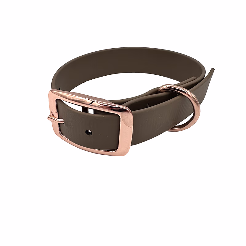 BioThane -pannat "Coyote Brown" 16mm - 38mm