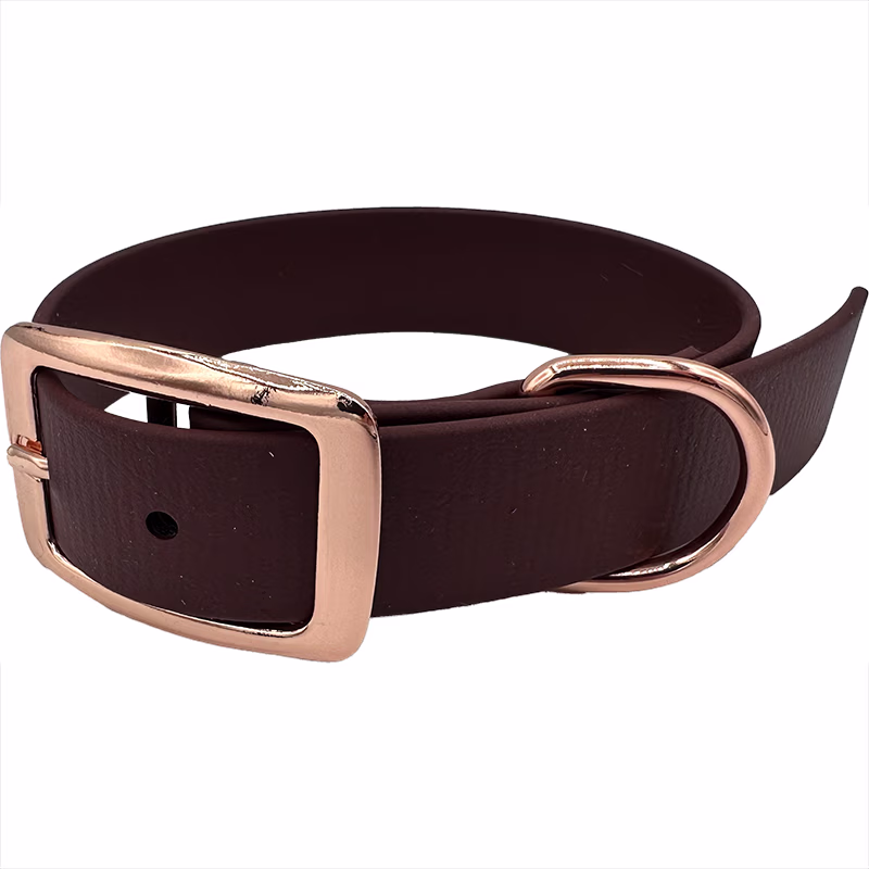BioThane -pannat "Dark Brown" 16mm - 38mm