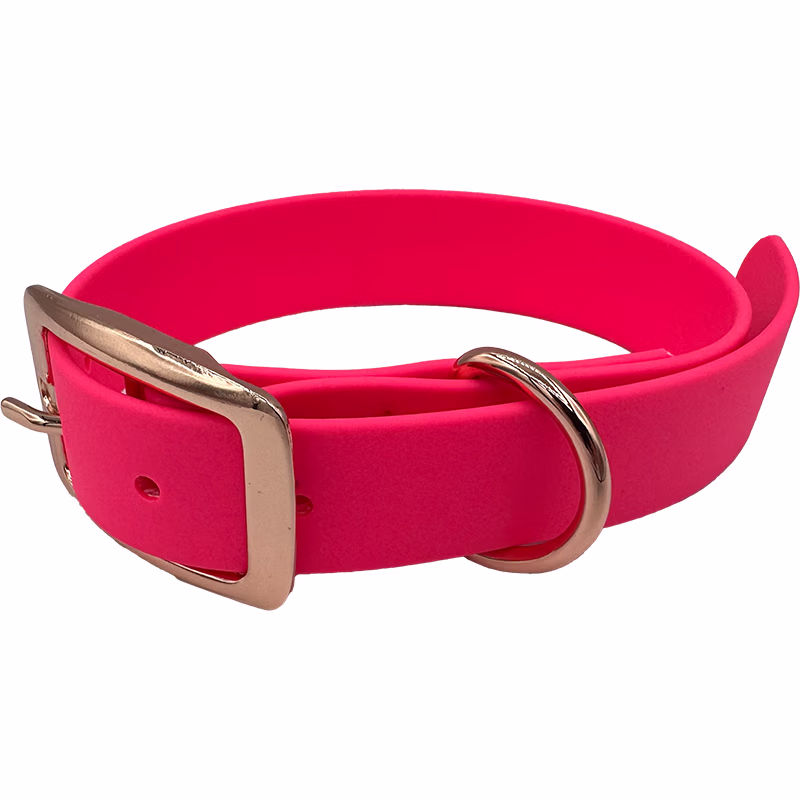 BioThane® -panta, Neon Pink, 25mm, 26cm - 32,5cm