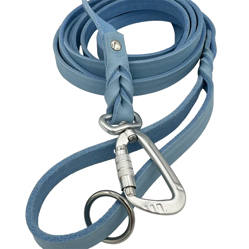 20mm nahkatalutin "Classic Leather" jäänsininen, 350cm