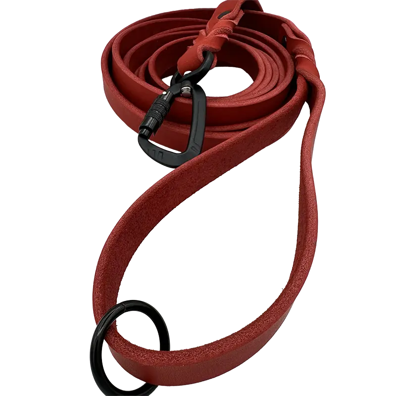 20mm nahkatalutin "Classic Leather" punainen, 350cm