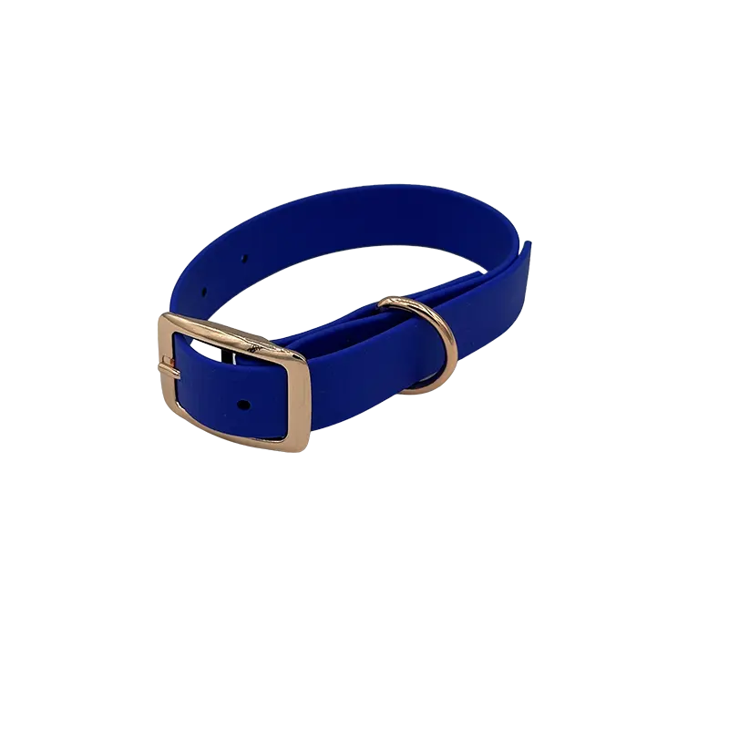 BioThane -pannat "Dark Blue" 16mm - 38mm