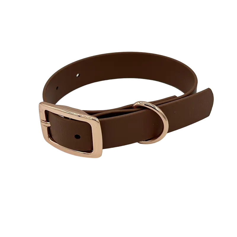 BioThane -pannat "Brown" 16mm - 38mm